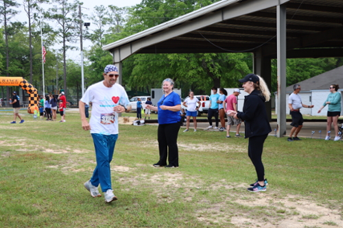 Man running at Run4Health 5k