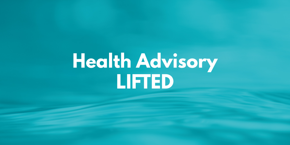 health advisory lifted